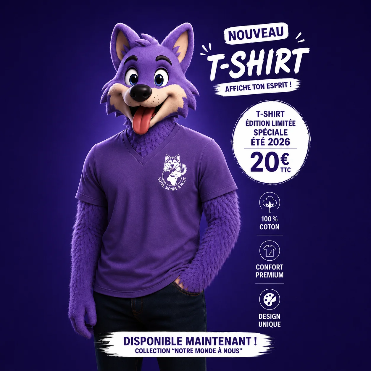 T-shirt Louping –  - Adulte